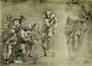 Skupina Pythagoras ze školy v Aténách od Raffaello Sanzio Raphael