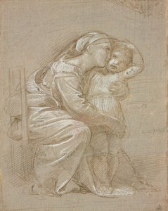 Panna a dítě, počátek 16. století od Raphael