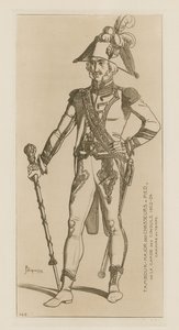 Drum Major of chasseurs a pieed konzulární stráže, 1802-04 od Raphael Jacquemin