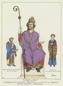 Biskup v roce 1247 od Raphael Jacquemin