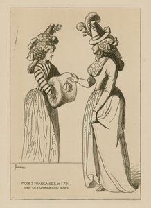 Francouzská móda roku 1791 od Raphael Jacquemin