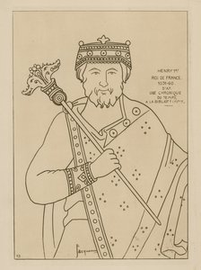 Jindřich I., král Francie, 1031-1060 od Raphael Jacquemin