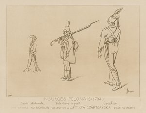 Polští povstalci, 1794 od Raphael Jacquemin