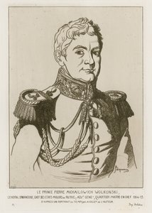 Princ Pierre Michailowich Wolkonski od Raphael Jacquemin