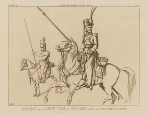 Ruští kozáci gardy (1808 a 1814-15) od Raphael Jacquemin