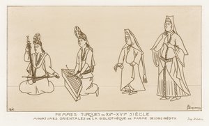 Turecké ženy z 15.–16. století od Raphael Jacquemin