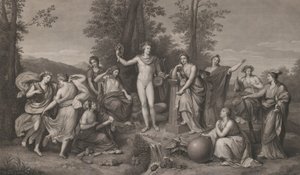 Apollo a múzy na Parnasu, 1784., 1784.