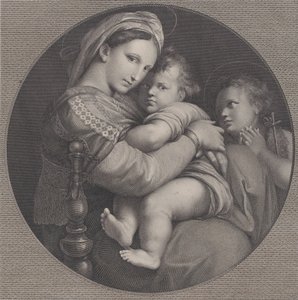 Madonna ze židle Madonna della Seggiola, 1793.