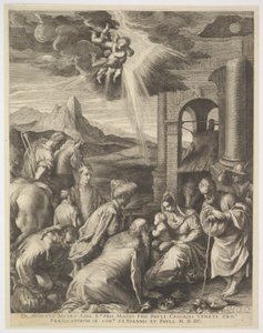 Klanění tří králů, 1598.