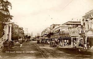 Old Court House St. Kalkata, cca 1900-20 (sépiová fotografie) od Raphael Tuck and Sons