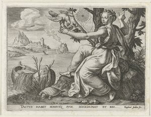 Pocit The Five Senses (název série) od Raphaël Sadeler (I)