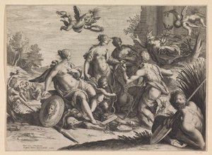 Soud z Paříže od Raphaël Sadeler (I)