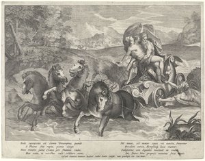 Loupež Proserpiny od Raphaël Sadeler (II)