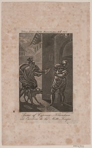 Scéna Cypresse-Knudsen. Dodatečná měď pro Rosenbladene No. 6, 1837 od Rasmus Nicolai Nielsen