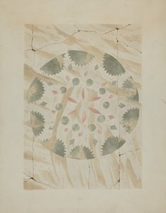Detail stěny podle šablony, c. 1937. od Ray Holden