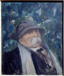 Portrét Georgese Clemenceaua (1841-1929) politika. Obraz Raymonda Wooga (1875-1949), 20. století. Olej na dřevě. Rozměr: 0,45 x 0,38 m. Paříž, Musee Carnavalet. Opatrně! Použití tohoto díla může být podmíněno žádostí o autorizaci nebo dodatkem třetí strany od Raymond Woog