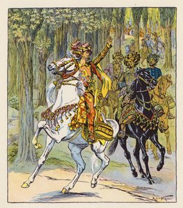 Les Mille et Une Nuits / Tisíc a jedna noc (barevná litografie)