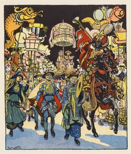 Les Mille et Une Nuits / Tisíc a jedna noc (barevná litografie)