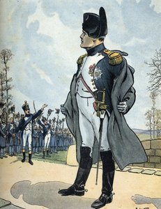 Portrét císaře Napoleona I. (1769-1821) při návratu z vyhnanství na Elbě od Raymond de la Neziere