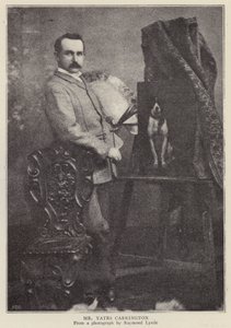 James Yates Carrington , anglický umělec (černobílá fotografie) od Raymonde Lynde