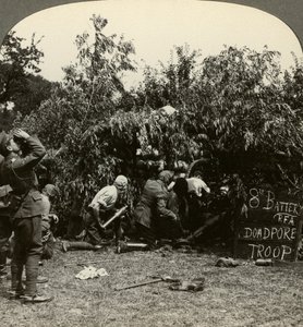 Střelci v plynových maskách, první světová válka, 1914-1918. od Realistic Travels Publishers