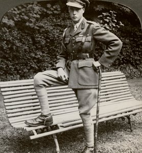 Princ z Walesu ve vojenské uniformě, Francie, první světová válka, 1914-1918. od Realistic Travels Publishers