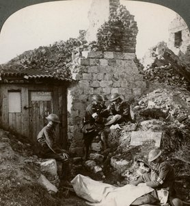 Royal Army Medical Corps na obvazové stanici Monchy, Francie, první světová válka, 1914-1918. od Realistic Travels Publishers