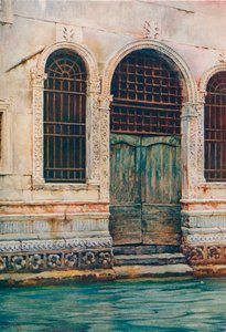 A Renaissance Doorway, Benátky, c1903 od Reginald Barratt