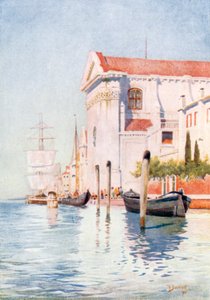 Zattere (barevná litografie)