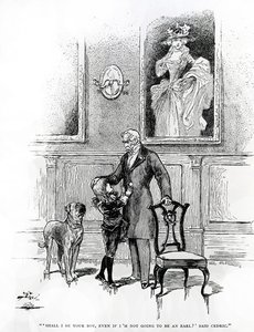 Ilustrace pro Little Lord Fauntleroy (rytina)