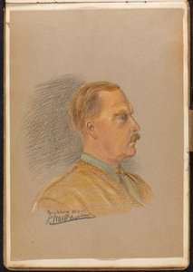 Portrét britského důstojníka, červenec 1915 (kresba) od Reginald Copleston Bond