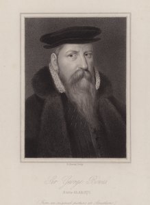 Sir George Bowes, anglický voják (rytina) od Reginald Easton