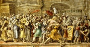 Čtrnáctá ulice od Reginald Marsh