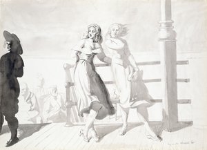 Na promenádě od Reginald Marsh