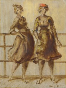 Dvě ženy od Reginald Marsh