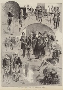 Osobnosti v kreslírně (litografie) od Reginald Thomas Cleaver