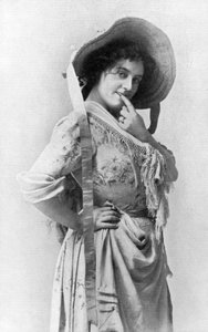 Evie Greene 1876-1917, anglická herečka, 1902-1903.
