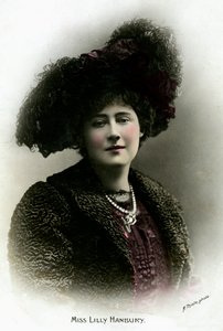 Lily Hanbury 1874-1908, anglická herečka, začátek 20. století.