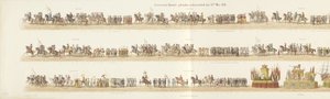 Historický průvod, který se konal v Amsterdamu 12. května 1874 (název na předmětu)