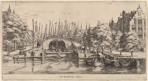 Unicorns Sluice (The Unicorns Sluys) od Reinier Nooms, called Zeeman