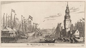 Haringpakkers Tower v Amsterdamu od Reinier Nooms, called Zeeman