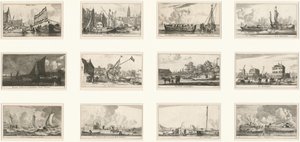 Různé lodě a pohledy na Amstelredam (Různé lodě a pohledy na Amsterdam): Část III od Reinier Nooms, called Zeeman