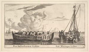 Amsterdamský zapalovač a Wieringer, 17. století.