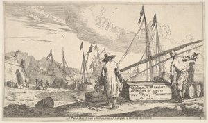 Titulní strana, Některé lodě navržené a vyryté Remy Zeemanem, 1652. od Reinier Zeeman