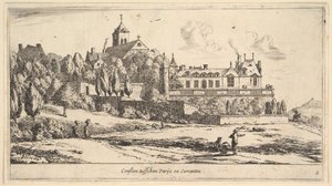 Pohled na Conflans, 17. století. od Reinier Zeeman