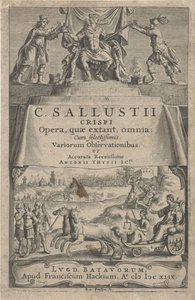 Císař a spravedlnost na triumfálním voze Titulní strana pro: A. Thysius jr., Opera, quæ extant, omnia, 1649 od Reinier van Persijn