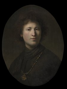 Mladý muž s řetězem, cca 1630 (olej na dřevě) od Rembrandt van Rijn
