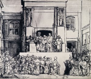 Kristus představen lidu, 1655 od Rembrandt van Rijn