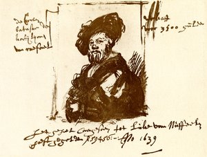 hrabě Balthasar Castiglione od Rembrandt van Rijn