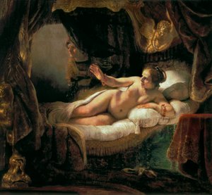 Danae od Rembrandt van Rijn